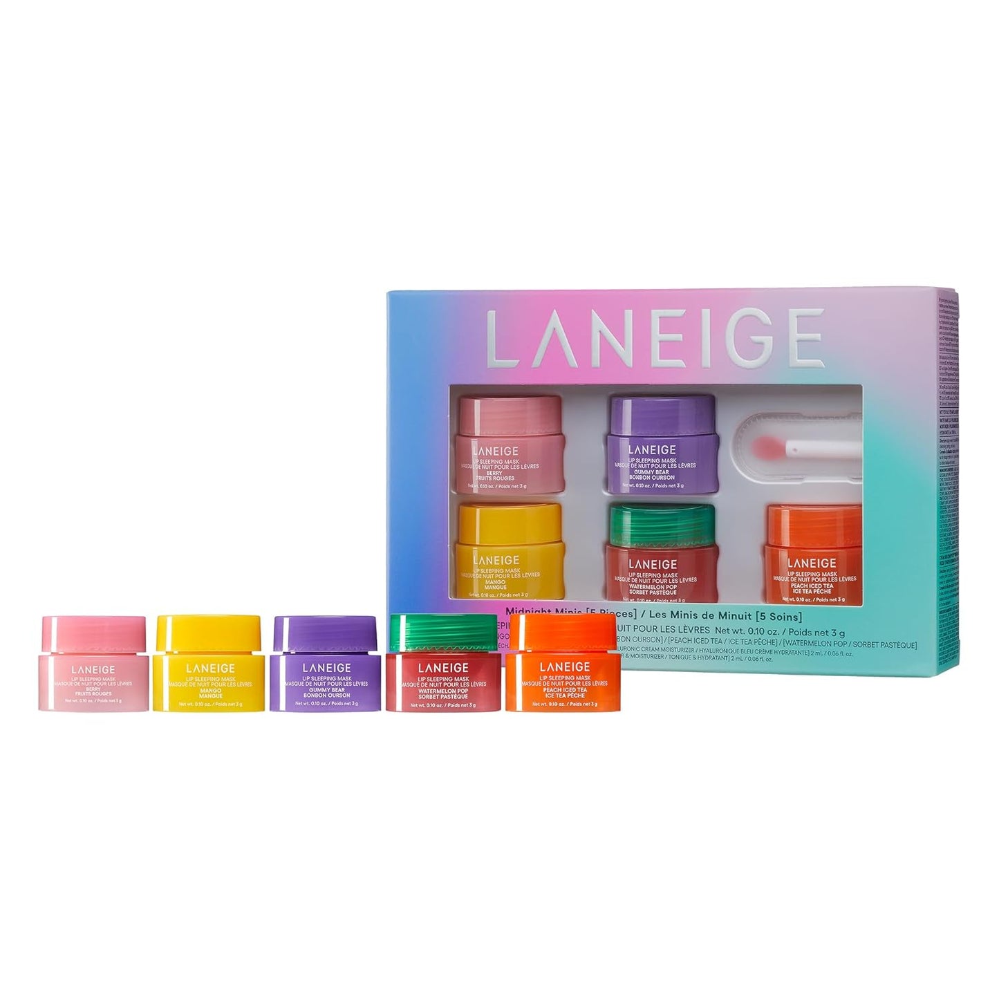 LANEIGE Midnight Minis Lip Sleeping Mask set - Khayest
