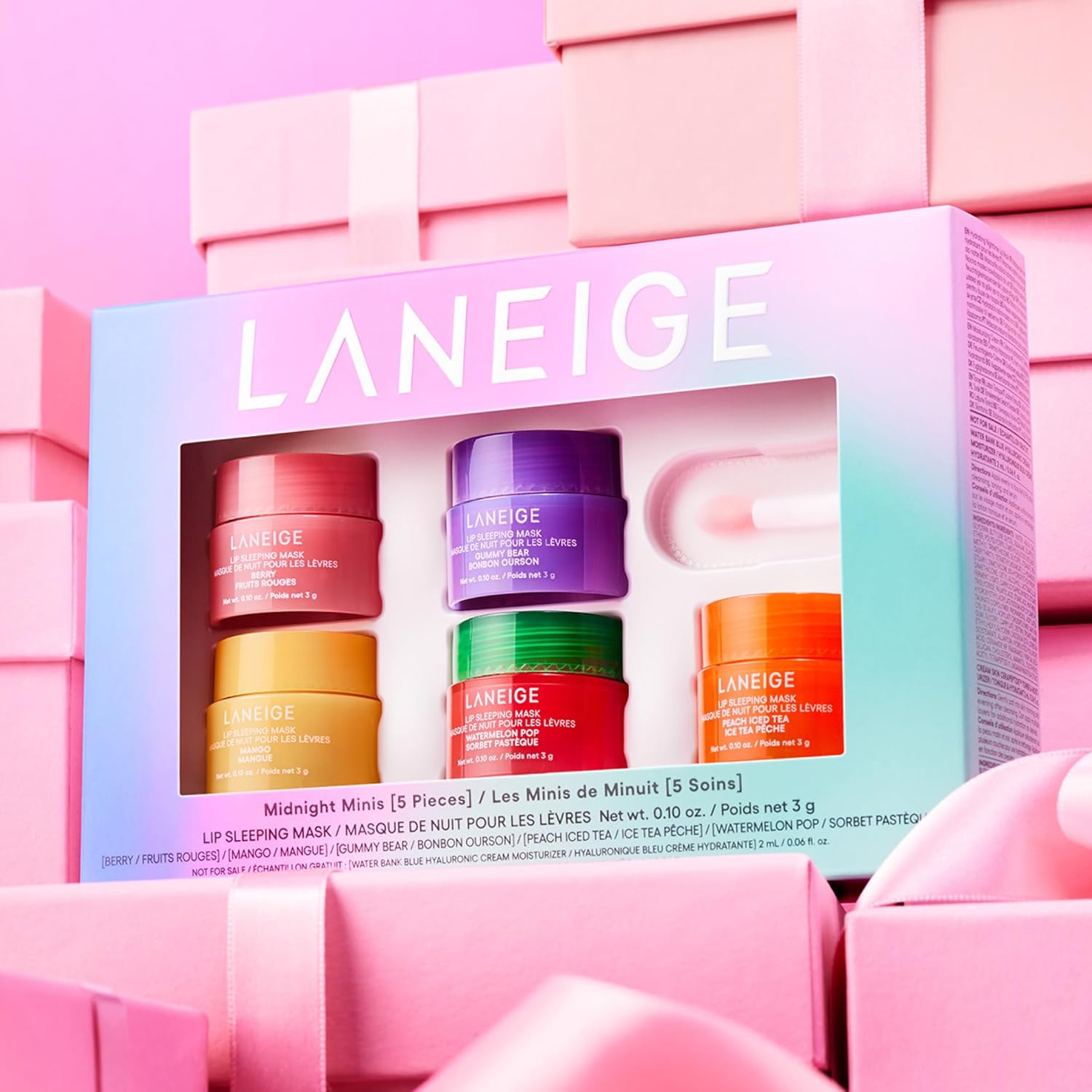 LANEIGE Midnight Minis Lip Sleeping Mask set - Khayest