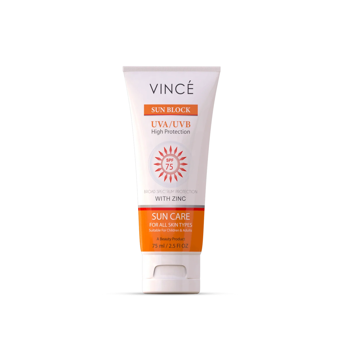Vince ultra Sun Protection SPF75 Sun Block 80ml