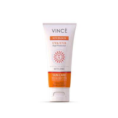 Vince ultra Sun Protection SPF75 Sun Block 80ml - Khayest