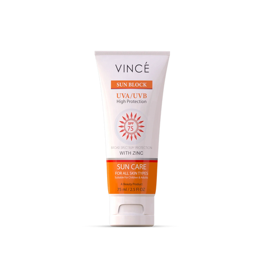 Vince ultra Sun Protection SPF75 Sun Block 80ml - Khayest