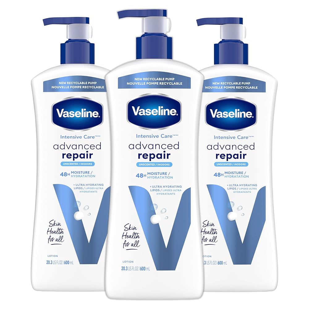 Vaseline Intensive Advanced Repair Body Lotion 600Ml - Khayest