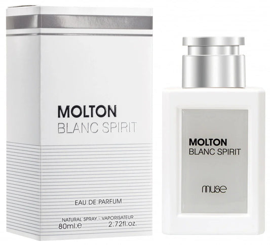 Molton Blanc Spirit EDP Perfume for Men 80ml - Khayest