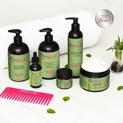 Mielle Organics Rosemary Mint Strengthening Hair Masque 340g - Khayest