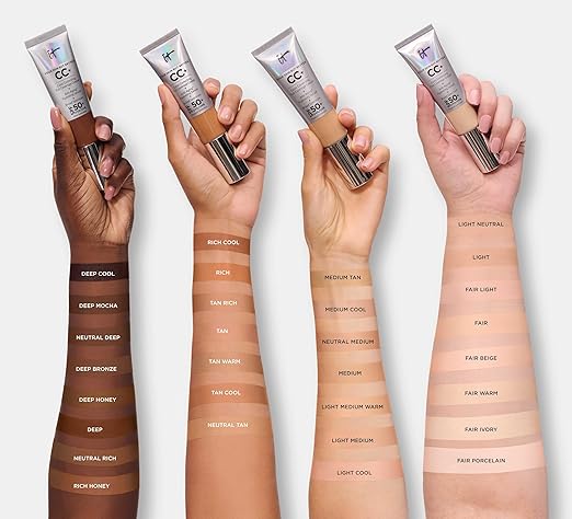 It CC+ Color Correcting Full Coverage Cream Spf50 Broad Spectrum 32ml - Khayest
