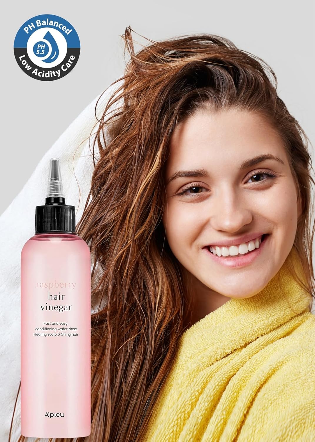 A’PIEU Raspberry Hair Vinegar 200ml - Khayest