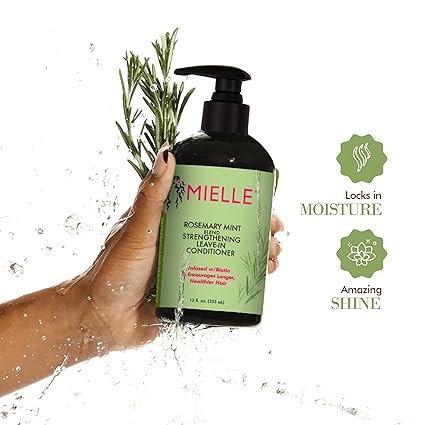 Mielle Organics Rosemary Mint Strengthening Leave In Hair Conditioner - Khayest