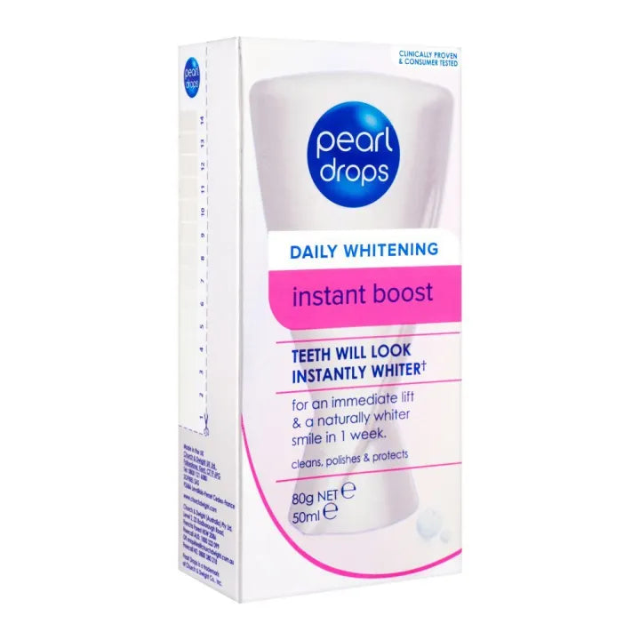 Pearl Drops Daily Whitening Instant Boost Toothpaste 50ml - Khayest