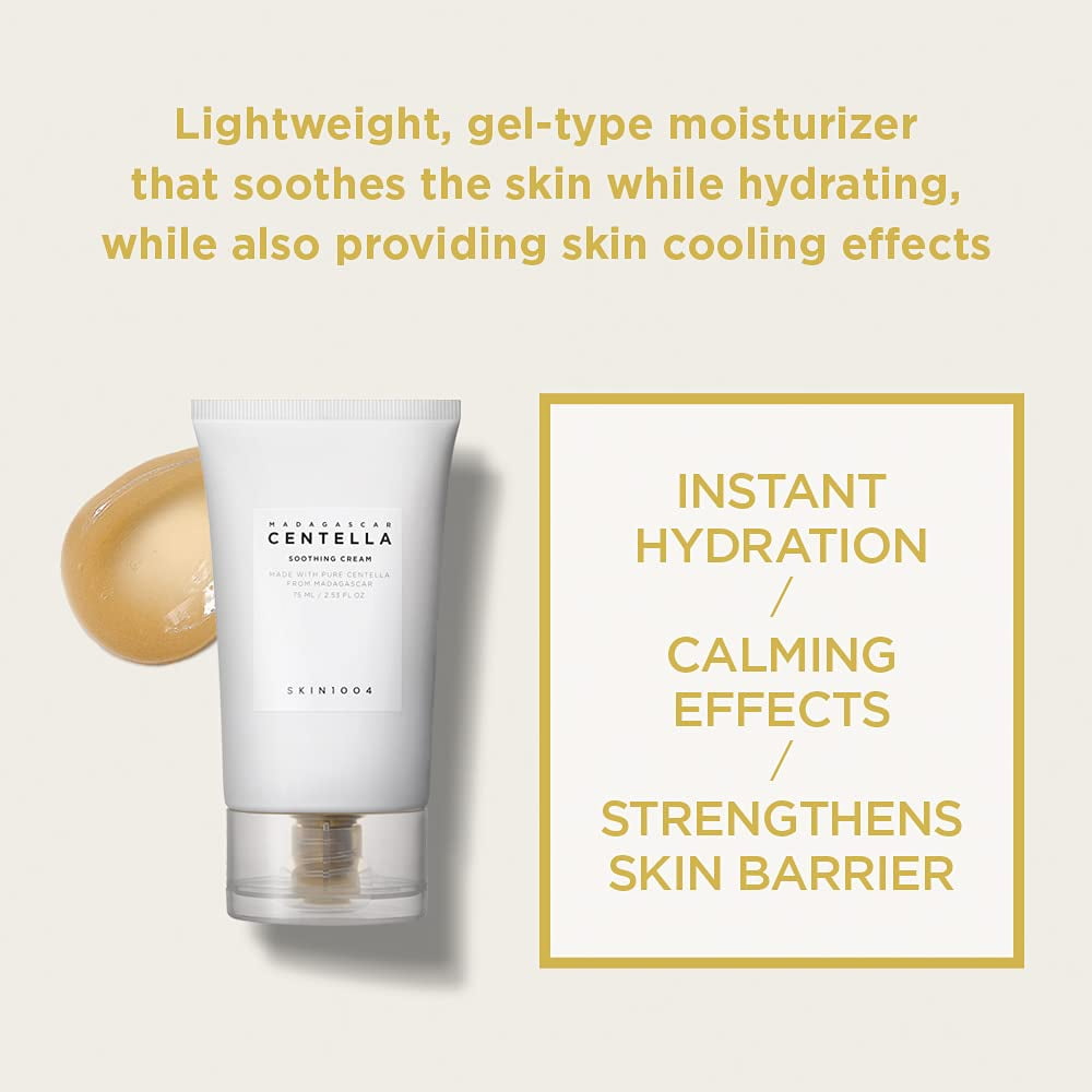 Skin1004 Madagascar Centella Soothing Cream 75ml/2.53oz - Khayest