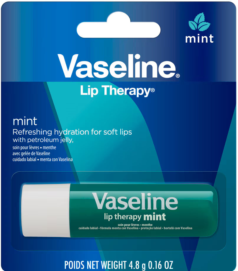 Vaseline Lip Therapy Mint Refreshing Hydration For Soft Lip Balm - Khayest
