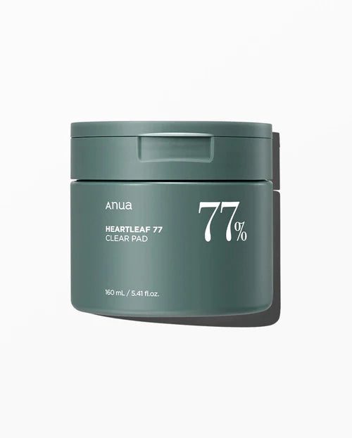 ANUA HEARTLEAF 77% CLEAR PADS 160ml - Khayest