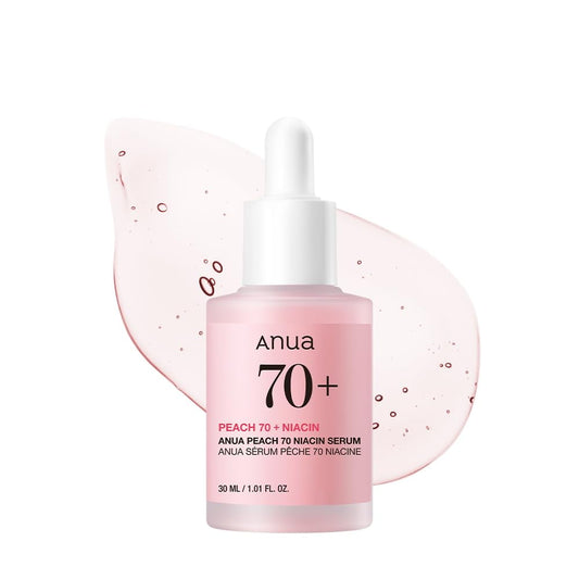 Anua Peach 70 Niacinamide Serum 30ml / Brightening Hydrating Face Serum/daily Clean Beauty (1.01 Fl. Oz.) - Khayest