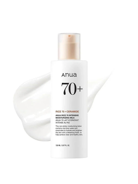 Anua 70+ Rice Ceramide Intensive Moisturizing Milk 150ml - Khayest