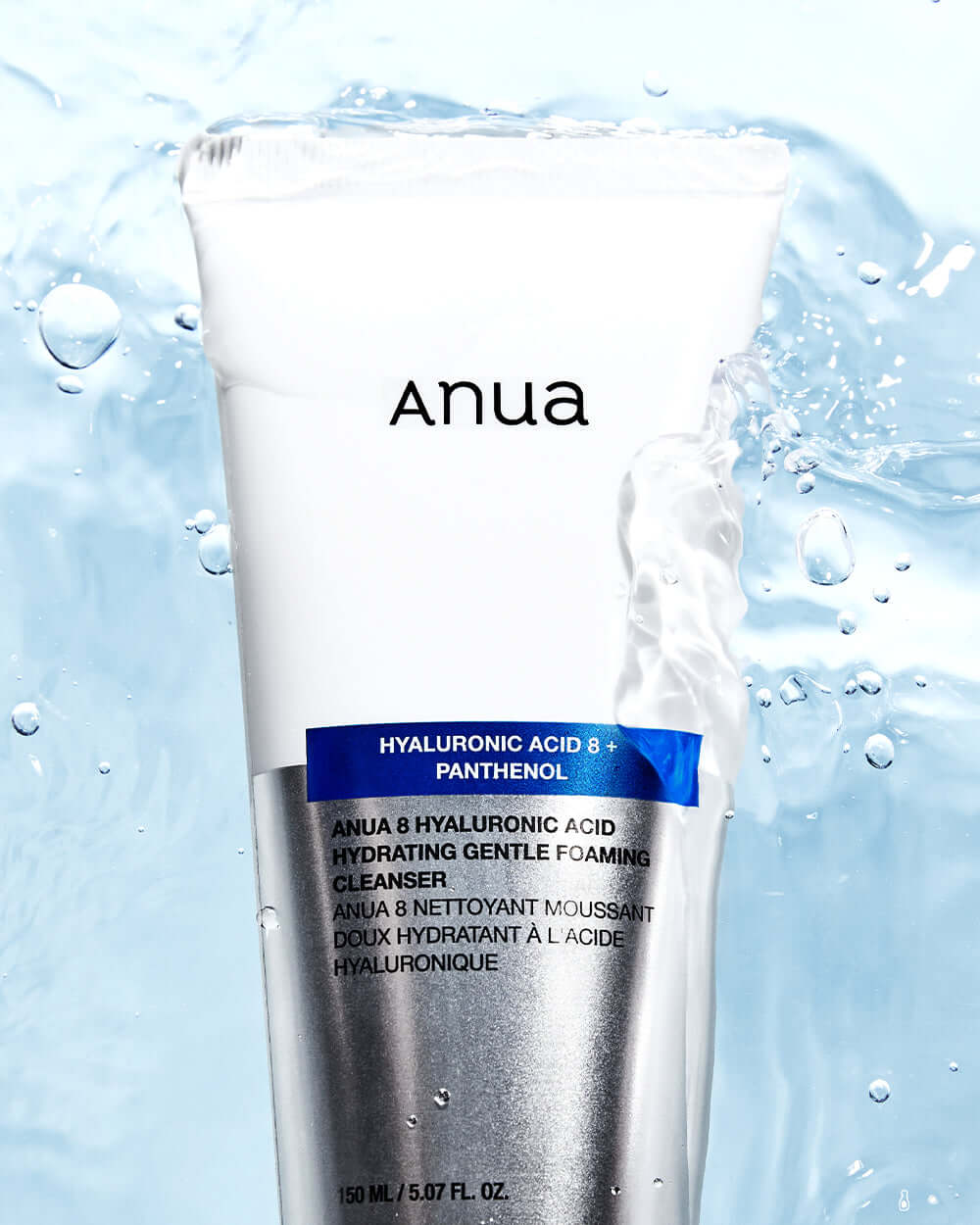 Anua Hyaluronic Acid + Panthenol Hydrating Gentle Foaming Cleanser - Khayest