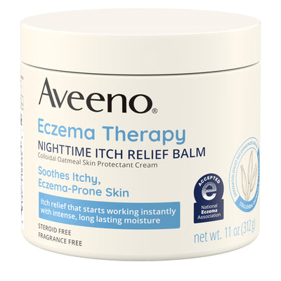 Aveeno Eczema Therapy Nighttime Itch Relief Balm 312g – Soothing Overnight Care for Itchy, Eczema-Prone Skin