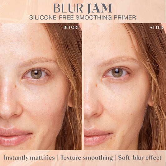 Huda Beauty GloWish Blur Jam Silicone Free Smoothing Primer 26ml - Khayest