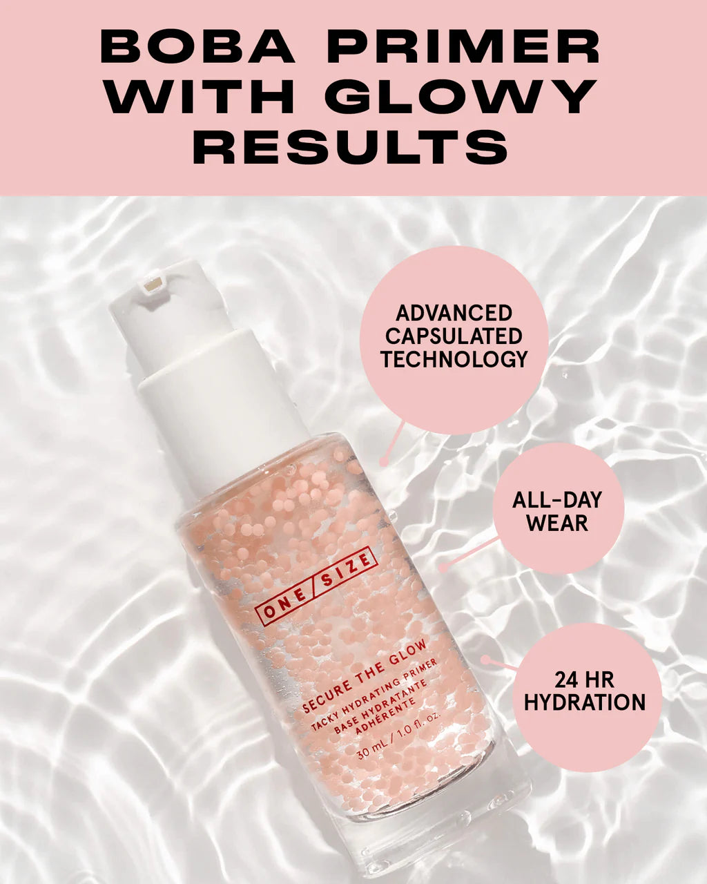One Size Secure The Glow Tacky Hydrating Primer 30ml - Khayest