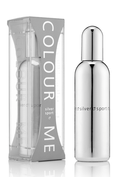Colour Me Silver Sport Homme EDP Perfume For Men 100ml - Khayest
