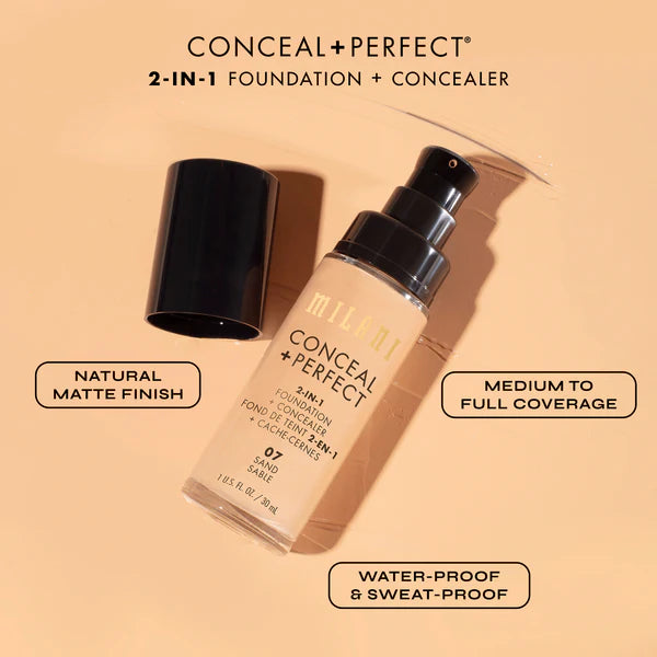 Milani Conceal+Perfect 2 in 1 Foundation And Concealer - Khayest
