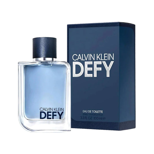 Calvin Klein Defy Eau de Toilette For Men 100ml bottle and box