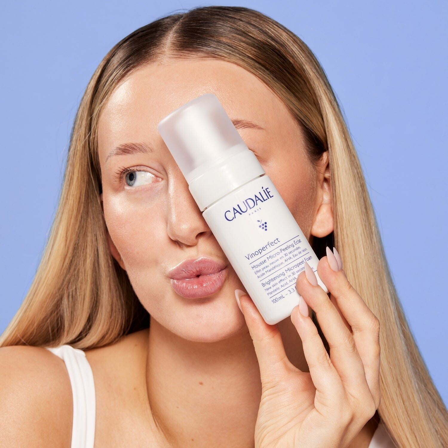 Caudalie Vinoperfect Brightening Micropeel Cleansing Foam 100ml - Khayest