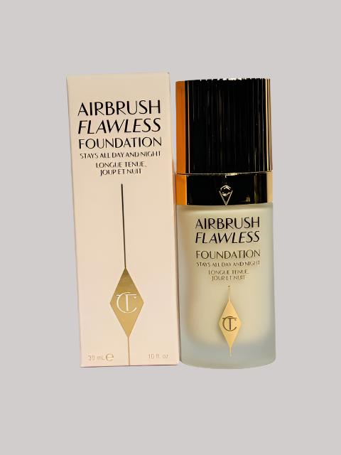 two-bottles-of-Charlotte-Tilbury-Air-Brush-Flawless Foundation