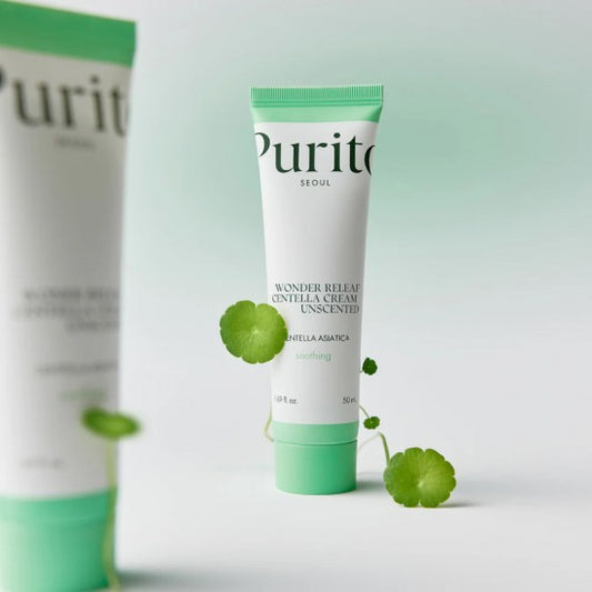 Purito Wonder Releaf Centella Cream Unscented 50Ml - Khayest