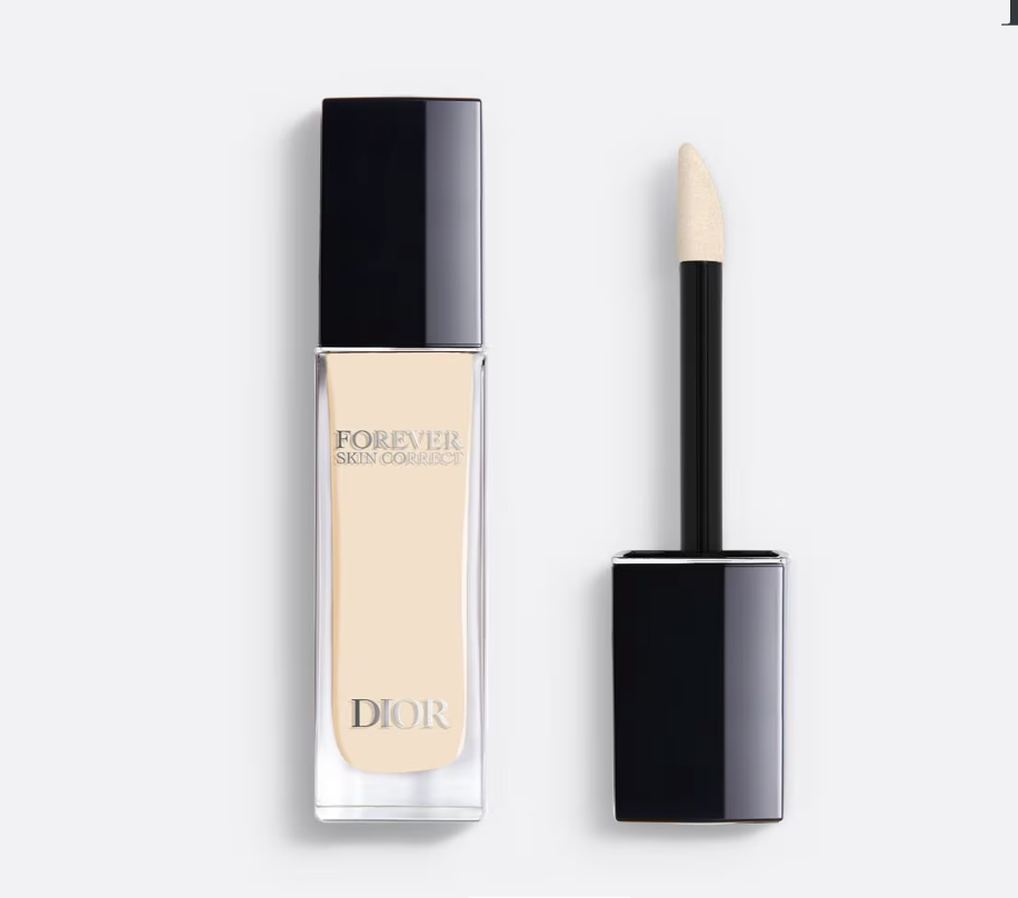 Dior Forever Skin Correct liquid concealer product in light porcelain color with soft applicator packaging. Perfect for smooth, natural coverage.