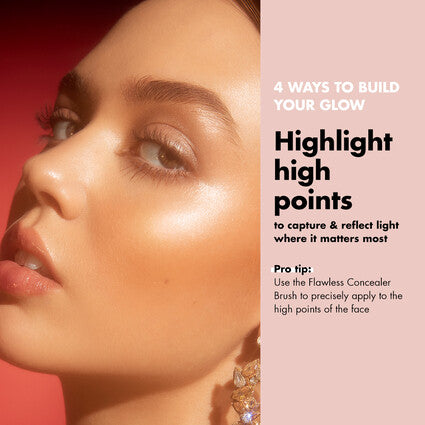 ELF Foundation Before and After – Dewy Skin Effect
