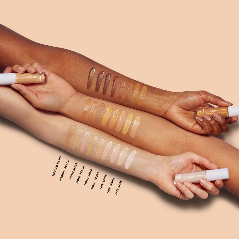 ELF Hydrating Concealer Swatches – Shade Range