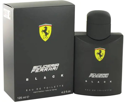 Ferrari perfume - Scuderia Ferrari Black EDT Perfume for Men 125ml - Khayest