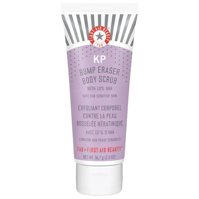 First Aid Beauty KP Bump Eraser Body Scrub with 10% AHA 56g tube