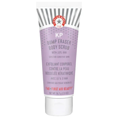 First Aid Beauty KP Bump Eraser Body Scrub with 10% AHA 56g tube