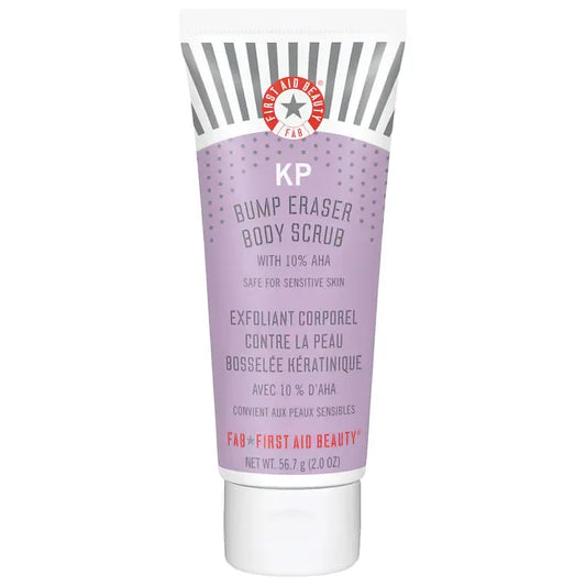 First Aid Beauty KP Bump Eraser Body Scrub with 10% AHA 56g tube