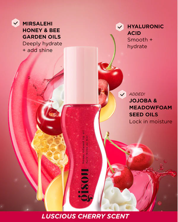 GISOU Honey Infused Lip Oil 8ml - Khayest