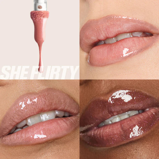 Huda Beauty Icy Nude FAUX FILLER Lip Gloss - Khayest