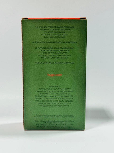 Hugo Boss Green EDT Perfume for Man 125ml - Khayest