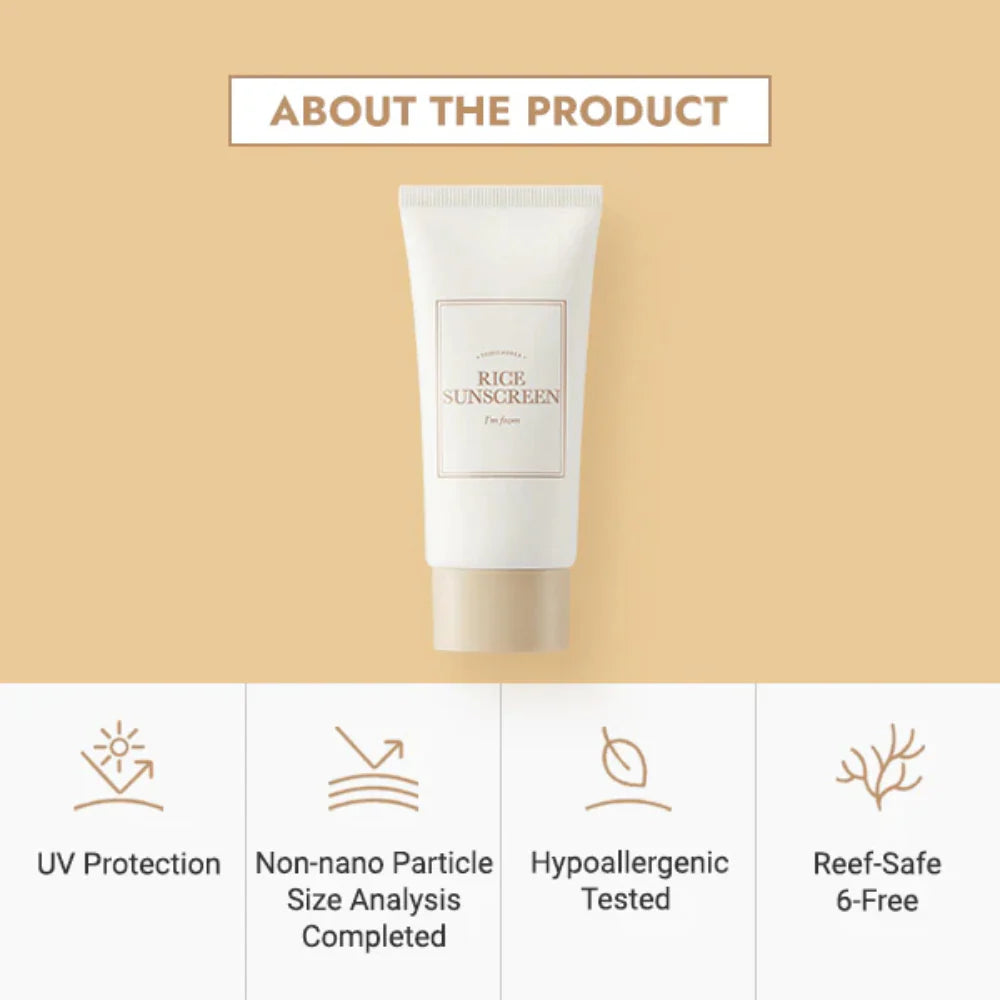 I'M FROM Rice Sunscreen 50ml - Khayest