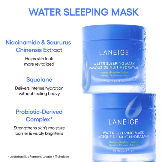 LANEIGE Water Sleeping Face Mask 70ml - Khayest