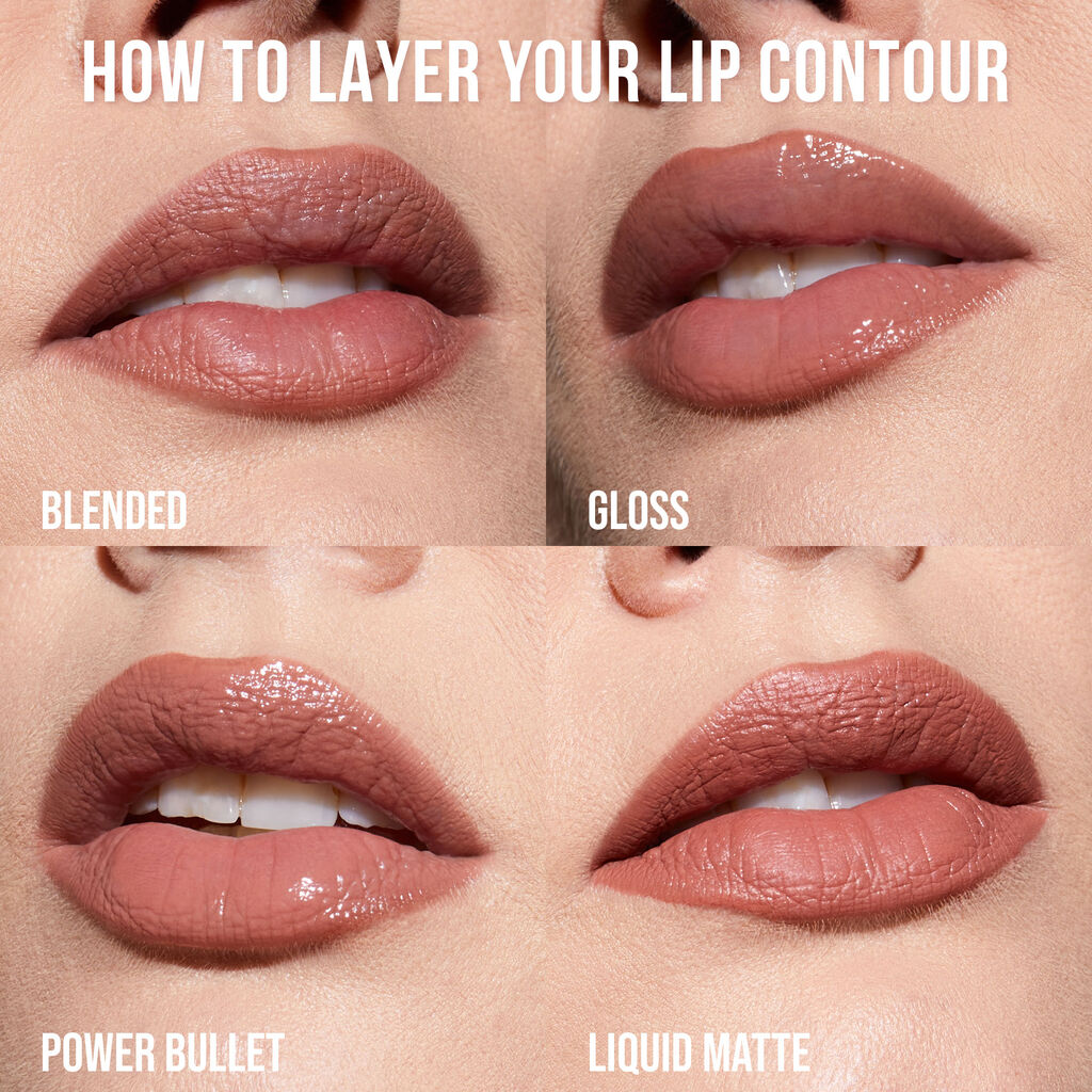 Huda Beauty Lip Contour Mini Duo Blushed Pink - Khayest