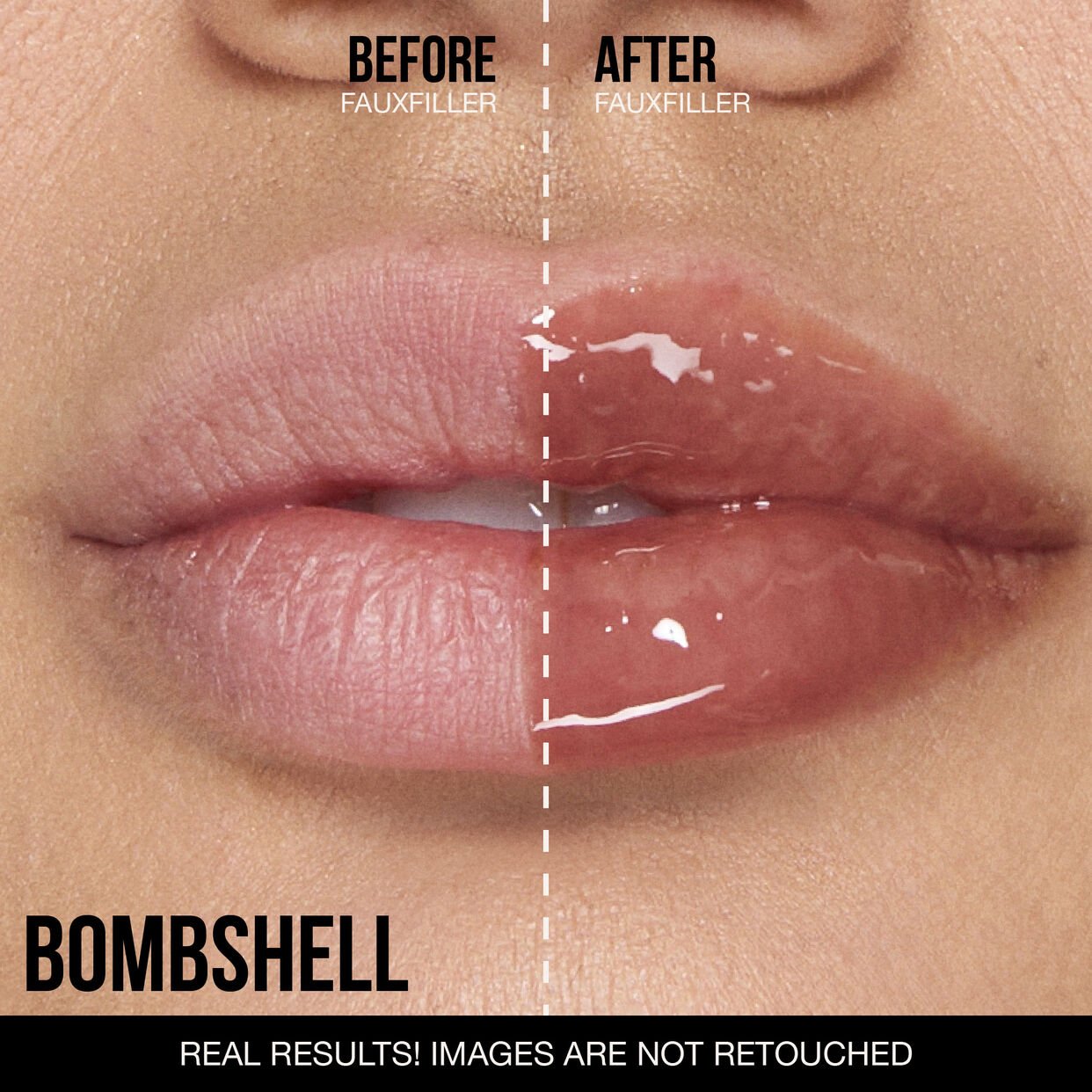 HUDA BEAUTY FAUX FILLER Extra Shine Lip Gloss - Khayest