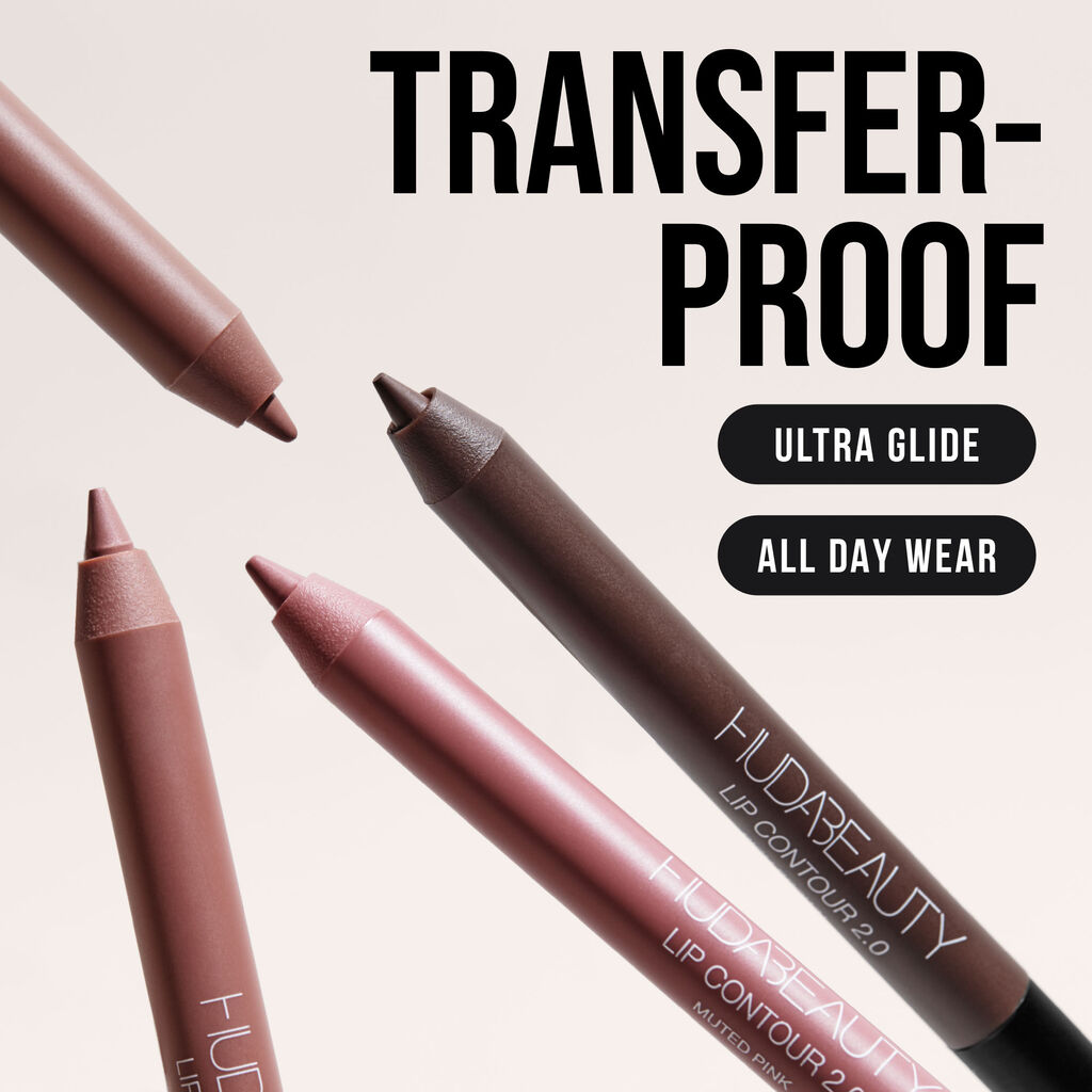 Huda Beauty Lip Contour Mini Duo Blushed Pink - Khayest