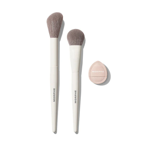 Morphe Blush Layering Tool Trio Brush Kit