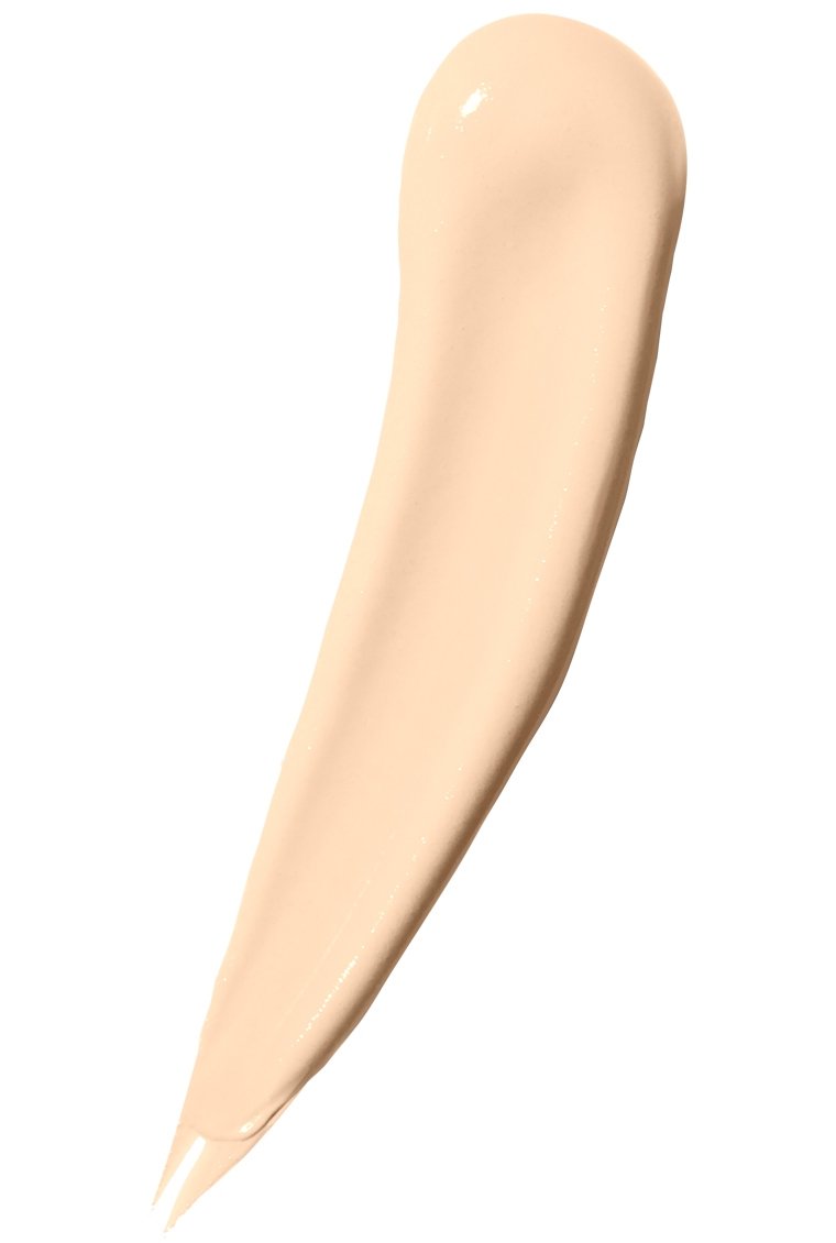 Smooth texture swatch of Maybelline Dream Pure BB Cream in light shade showing creamy consistency perfect for natural coverage.