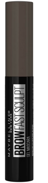 "Maybelline Mascara Brow Fast Sculpt Gel in sleek black packaging for defined eyebrows"