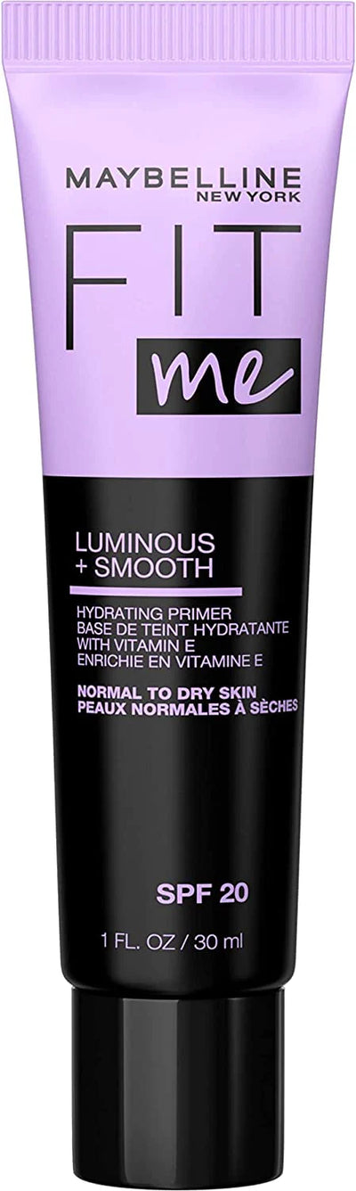 Maybelline Newyork Fit me Luminous+Smooth Hydrating Makeup Primer 30ml Normal to Dry skin - Khayest