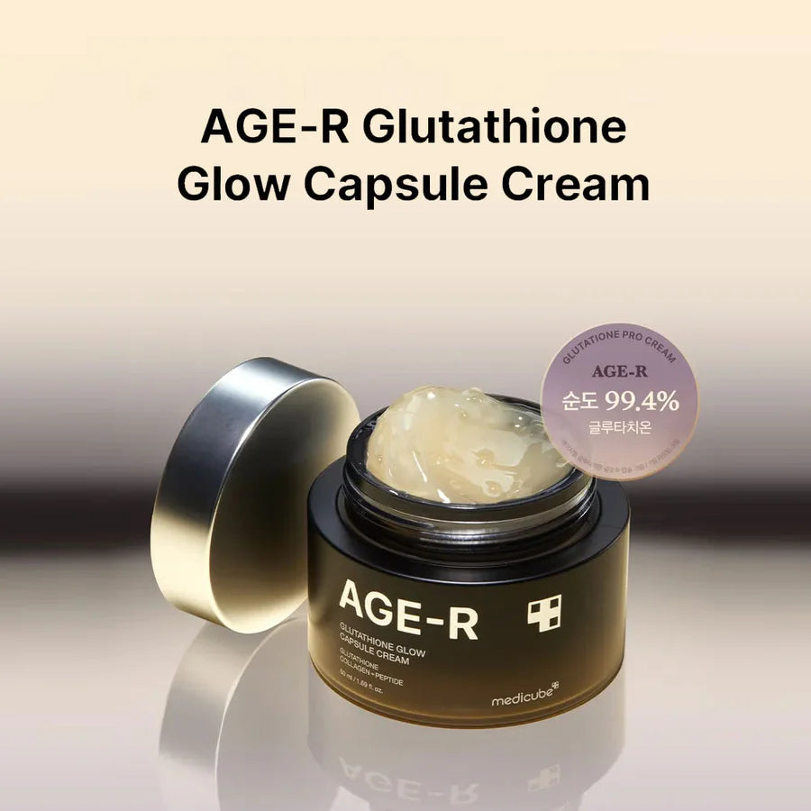 Medicube AGE-R Glutathione Glow Capsule Face Cream 50ml - Khayest