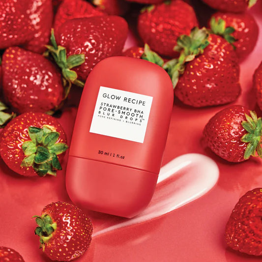 Glow Recipe Strawberry BHA Pore Smooth Blur Drops Serum Primer 30ml