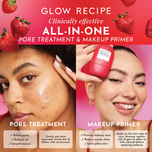 Glow Recipe Strawberry BHA Pore Smooth Blur Drops Serum Primer 30ml