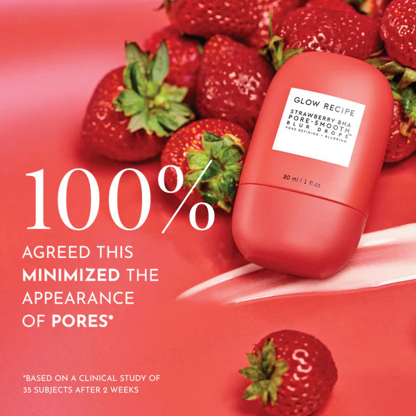Glow Recipe Strawberry BHA Pore Smooth Blur Drops Serum Primer 30ml